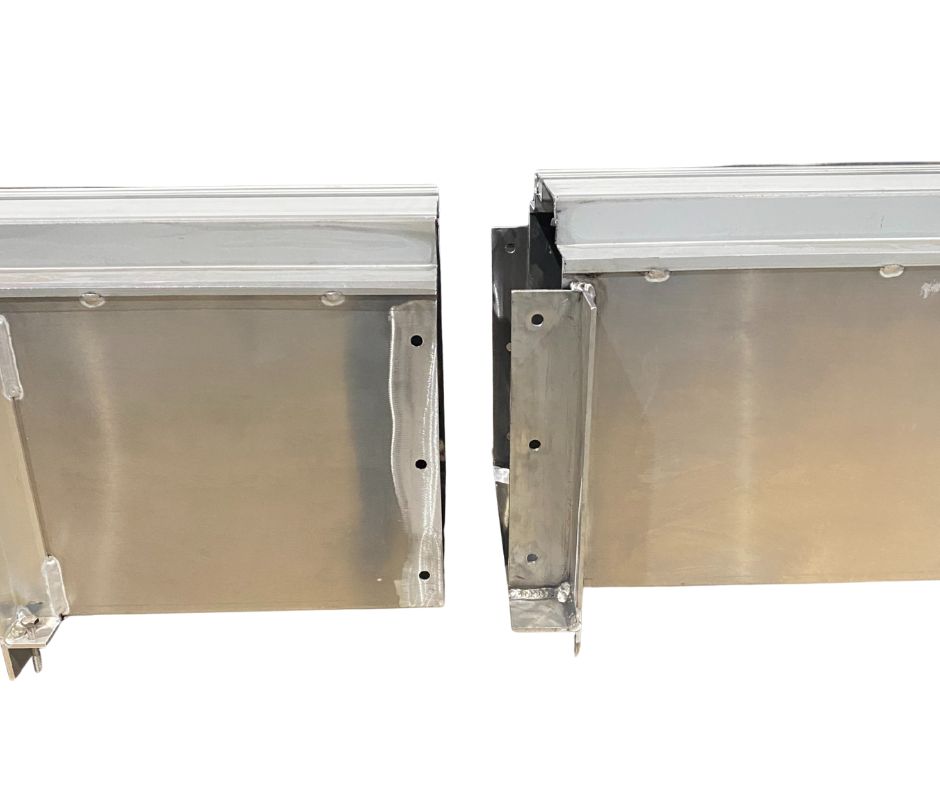 Two Halves are slid together 