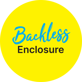 Backless Enclosure