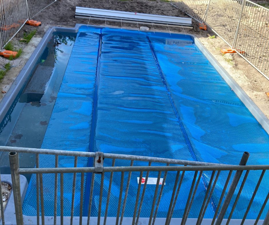 BGB and Cover Positioned During Landscaping