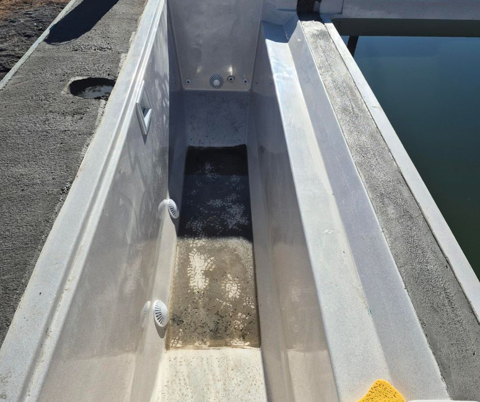 PIt completed by pool builder ready for Daisy Install