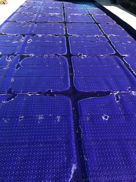 Water on top of Aquavent cover exactly 4 weeks after installation with no rain.