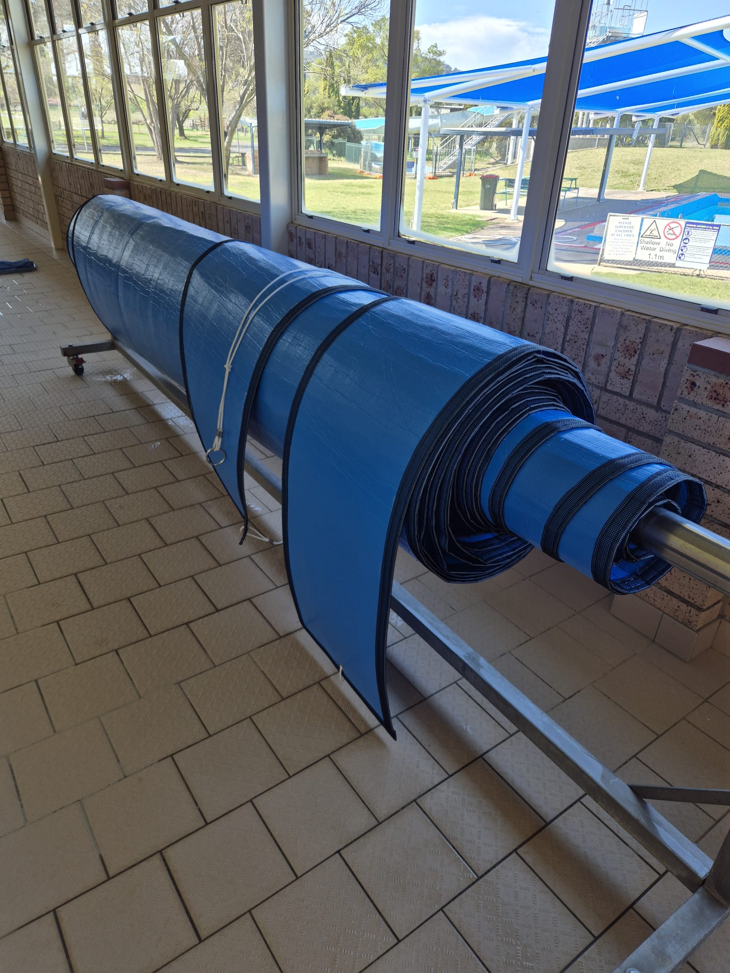 Piggy Back Set Up for Ease of Rolling